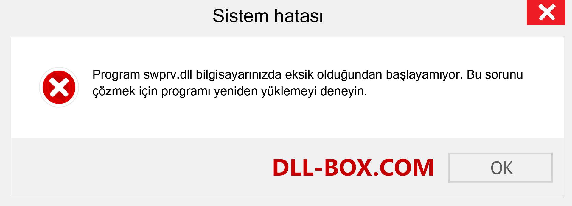 swprv.dll dosyası eksik mi? Windows 7, 8, 10 için İndirin - Windows'ta swprv dll Eksik Hatasını Düzeltin, fotoğraflar, resimler